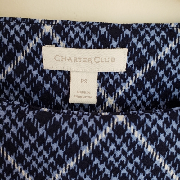 Charter Club Plaid Top - Picture 4 of 7
